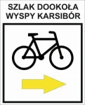 R-Y-ZSW-342, szlak rowerowy żółty Dookoła Wyspy Karsibór, 17,6 (20,1)km