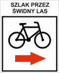 R-C-ZSW-343, szlak rowerowy czerwony Przez Świdny Las, Świnoujście - falochron, 14,1km