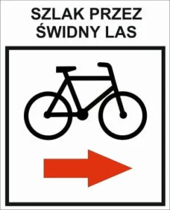 R-C-ZSW-343, szlak rowerowy czerwony Przez Świdny Las, Świnoujście - falochron, 14,1km