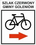 R-C-ZGL-347, szlak rowerowy czerwony, pętla Goleniów, 26,2+2,3km