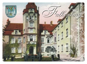 MAGNES TURYSTYCZNY SERIA RETRO ZŁOCIENIEC - FALKENBURG