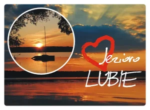 MAGNES TURYSTYCZNY SERIA KRAJOBRAZY JEZIORO LUBIE