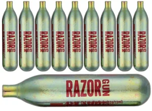 RAZORGUN NABOJE NABÓJ KAPSUŁA CO2 12 GRAM 10 SZTUK 