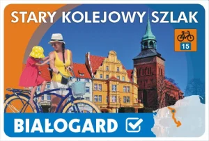 MAGNES TURYSTYCZNY STARY KOLEJOWY SZLAK (15) BIAŁOGARD DUŻY