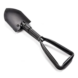 METEOR SAPERKA SKŁADANA Z RĄCZKĄ + POKROWIEC CZARNA 46cm