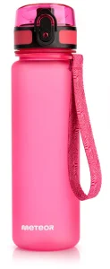 METEOR BIDON TURYSTYCZNY SPORTOWY Z UCHWYTEM 500ml RÓŻOWY