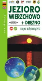 2018 MAPA BATYMETRYCZNA GPS 3D JEZIORO WIERZCHOWO + DRĘŻNO