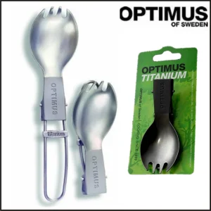 OPTIMUS ŁYŻKOWIDELEC NIEZBĘDNIK SKŁADANY TITANIUM FOLDING SPORK