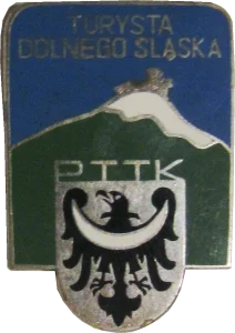 ODZNAKA KRAJOZNAWCZA DOLNEGO ŚLĄSKA - SREBRNA