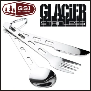 GSI NIEZBĘDNIK TURYSTYCZNY SZTUĆCE GLACIER STAINLESS 3 PC RING CUTLERY