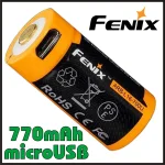 AKUMULATOR FENIX ARB-L16UP 16340 RCR123 700mAh 3,6V USB