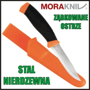 MORAKNIV NÓŻ MORA COMPANION FS ORANGE STAL NIERDZEWNA