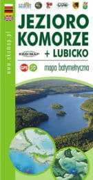 2018 MAPA BATYMETRYCZNA GPS 3D JEZIORO KOMORZE + LUBICKO