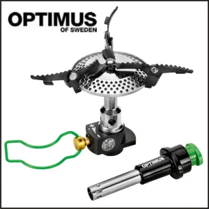 OPTIMUS KUCHENKA GAZOWA PALNIK CRUX LITE PIEZO 3000W + ZAPALARKA SPARKY