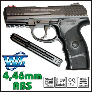PISTOLET WIATRÓWKA CO2 W3000, HK-P3000 WINGUN 4,5 mm ABS