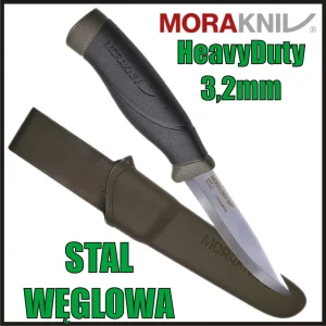 MORAKNIV NÓŻ MORA COMPANION MG OLIVE HEAVY DUTY STAL WĘGLOWA