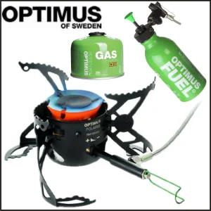 OPTIMUS KUCHENKA NA GAZ I PALIWO POLARIS OPTIFUEL + KANISTER