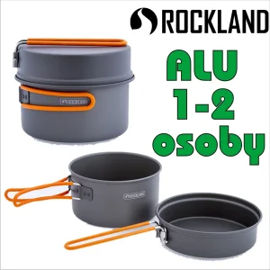  ROCKLAND ZESTAW NACZYŃ MENAŻKA ALUMINIOWA TRAVEL DUO ANODIZED