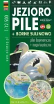 2016 JEZIORO PILE + BORNE SULINOWO PLAN BATYMETRYCZNY + MAPA TURYSTYCZNA GPS 3D