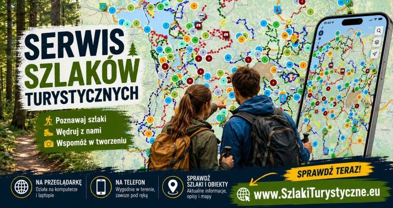 Mapa szlaków